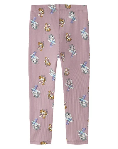 Name it - NMFJemina Paw Leggings - Lilas